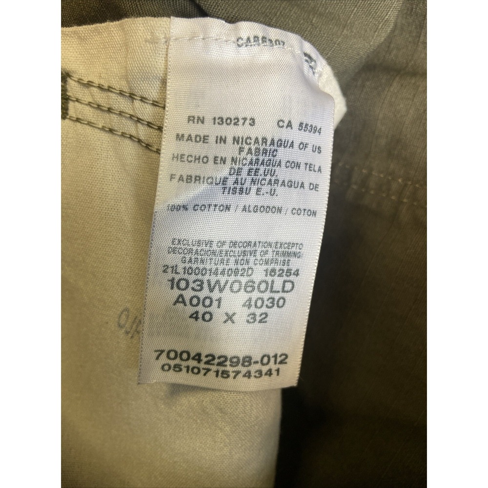 NWT Wrangler Riggs Workwear Men's Ripstop Ranger Cargo Pants 40x32 Dark Gray - Picture 8 of 11